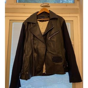 COPY - Scotch and soda leather MC jacket